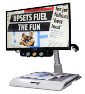 Desktop near electronic visual aid-