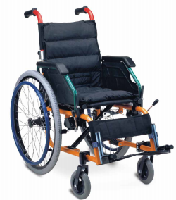 Children's aluminum alloy functional wheelchair-
