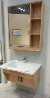 Age-appropriate bathroom cabinet set