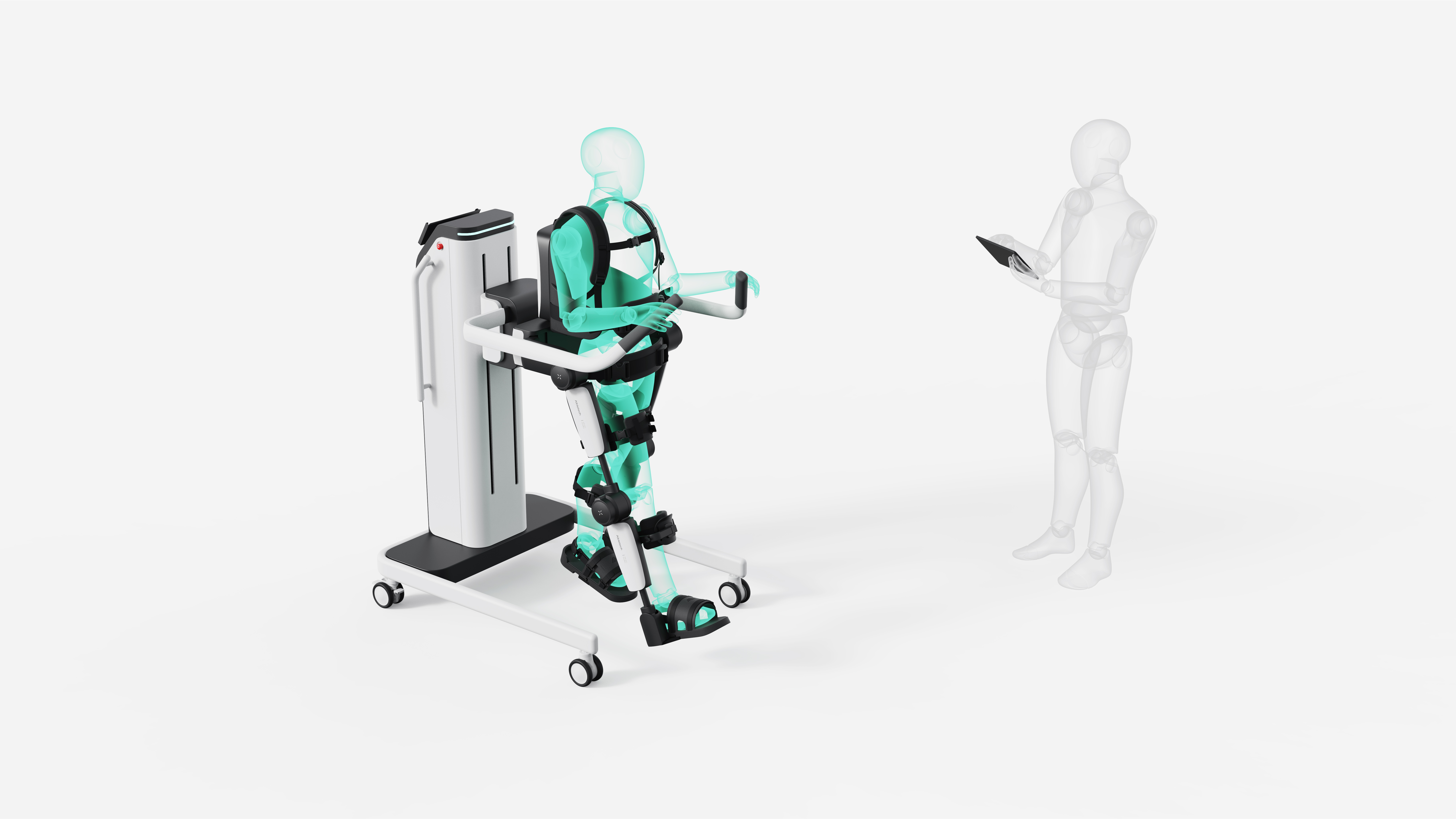Lower limb walking rehabilitation training equipment