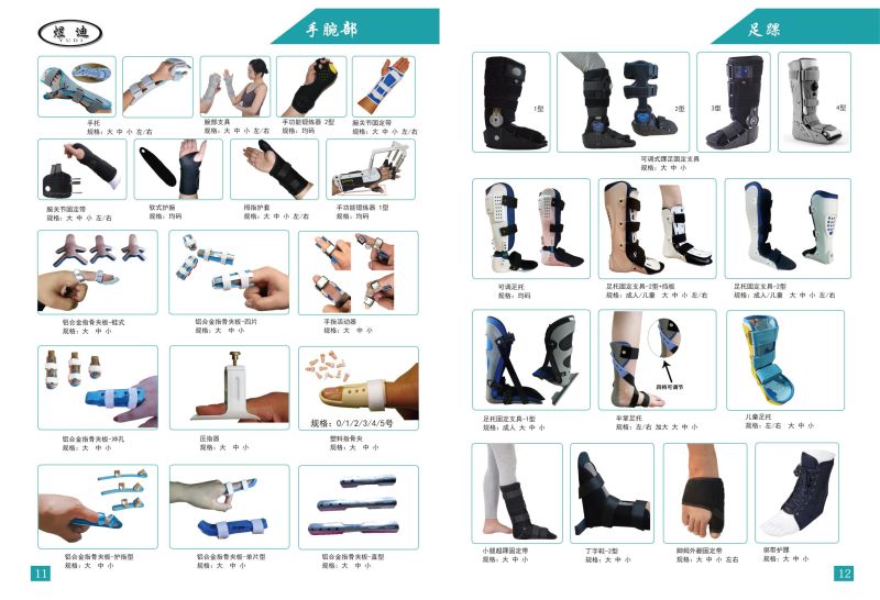 手腕、足踝支具-